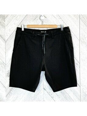 Roark Explorer 2.0 Shorts Mens Size Large Black 8" Inseam Stretch Hybrid